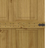 Porta per Granaio CORONA 80x210 cm in Legno Massello di Pino