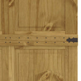 Porta per Granaio CORONA 90x210 cm in Legno Massello di Pino