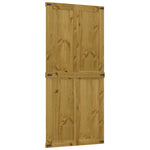 Porta per Granaio CORONA 100x210 cm in Legno Massello di Pino