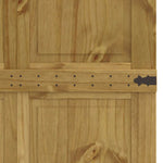 Porta per Granaio CORONA 100x210 cm in Legno Massello di Pino