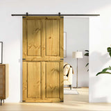 Porta per Granaio CORONA 100x210 cm in Legno Massello di Pino