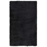 Tappeto Shaggy a Pelo Lungo NAVARRA Nero 60x100 cm poliestere