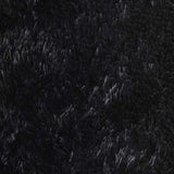 Tappeto Shaggy a Pelo Lungo NAVARRA Nero 60x100 cm poliestere
