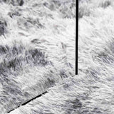 Tappeto Shaggy a Pelo Lungo NAVARRA Grigio Argento 80x150 cm
