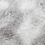 Tappeto Shaggy a Pelo Lungo NAVARRA Grigio Argento 80x150 cm