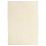 Tappeto Shaggy a Pelo Lungo NAVARRA Crema 160x230 cm poliestere