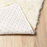 Tappeto Shaggy a Pelo Lungo NAVARRA Crema 160x230 cm poliestere