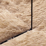 Tappeto Shaggy a Pelo Lungo NAVARRA Beige 200x290 cm poliestere