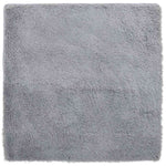 Tappeto Shaggy a Pelo Lungo NAVARRA Grigio Chiaro 160x160 cm