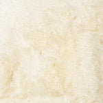 Tappeto Shaggy a Pelo Lungo NAVARRA Crema 240x240 cm poliestere