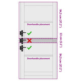 Porta Interna ORKDAL Marrone 93 x 202 cm