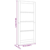 Porta Interna ORKDAL Marrone 93 x 202 cm