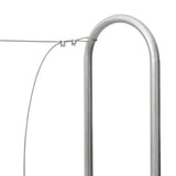 Rastrelliera per Legna 150x25x150 cm in Acciaio Zincato