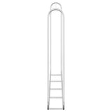 Rastrelliera per Legna 250x25x150 cm in Acciaio Zincato