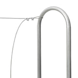 Rastrelliera per Legna 250x25x150 cm in Acciaio Zincato