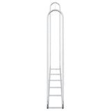 Rastrelliera per Legna 300x25x150 cm in Acciaio Zincato