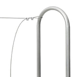 Rastrelliera per Legna 300x25x150 cm in Acciaio Zincato