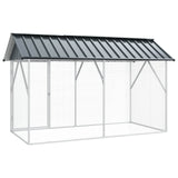 Gabbia per uccelli Antracite 227 x 112 x 141 cm Acciaio zincato