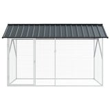 Gabbia per uccelli Antracite 227 x 112 x 141 cm Acciaio zincato