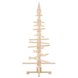 Albero di Natale in legno per decorazioni 150 cm in legno massello di pino