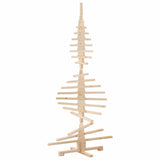 Albero di Natale Decorativo in Legno 180 cm Legno Massello Pino