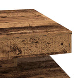 Tavolino da Caffè Girevole a 360 Gradi Antico 70x70x34,5 cm