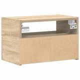 Comodini a Muro 2 pz Rovere Sonoma 45x26x28,5 cm