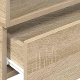 Comodini a Muro 2 pz Rovere Sonoma 45x26x28,5 cm