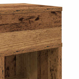 Comodino con Cassetto Legno Antico 25x31x66 cm