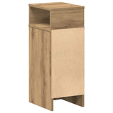 Comodini 2 pz con Cassetto Rovere Artigianale 25x31x66 cm