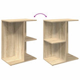 Comodini 2 pz Rovere Sonoma 46,5x29x61 cm in Legno truciolato