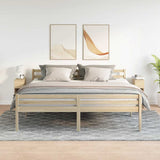 Comodini con Cassetto 2 pz Rovere Sonoma 20x36x60 cm