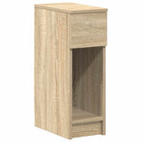 Comodini con Cassetto 2 pz Rovere Sonoma 20x36x60 cm