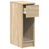 Comodini con Cassetto 2 pz Rovere Sonoma 20x36x60 cm
