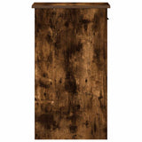 Supporto per Computer a Torre con Cassetto Rovere 35x45x77 cm