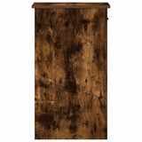 Supporto per Computer a Torre con Cassetto Rovere 35x45x77 cm