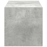 Scarpiera Impilabile Grigio Cemento 60x30x30,5 cm