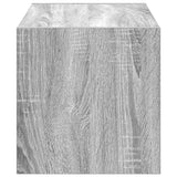 Scarpiera Impilabile Grigio Sonoma 60x30x30,5 cm