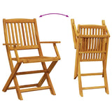 Set da Pranzo da Giardino 9pz 180x90x75cm Legno Massello Acacia
