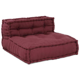 Divano Componibile Marrone Rossiccio 70x70x54 in Tessuto