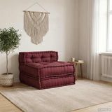 Divano Componibile Marrone Rossiccio 70x70x54 in Tessuto