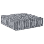 Pouffe Rigato Grigio 70 x 70 x 54 cm Tessuto