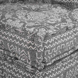 Divano modulare Grigio chiaro 70 x 70 x 56 cm Tessuto