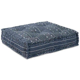 Divano modulare Stampa Indigo 70 x 70 x 36 cm Tessuto
