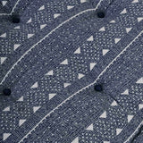 Cuscino per Divano Stampa Indigo 120 x 80 x 12 cm Tessuto