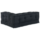Cuscino per Divano Pallet 3 pcs Antracite Tessuto