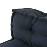 Cuscino per Divano Pallet 2 pcs Antracite Tessuto
