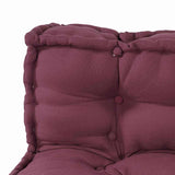 Cuscino per Divano Pallet 3 pcs Bordeaux Tessuto