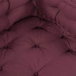 Cuscino per Divano Pallet 3 pcs Bordeaux Tessuto