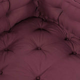 Cuscino per Divano Pallet 3 pcs Bordeaux Tessuto